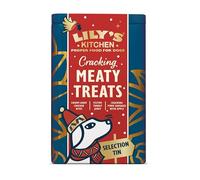 Lily's Kitchen Made with Natural Ingredients Festive Meaty Treats Tin for Adult Dogs