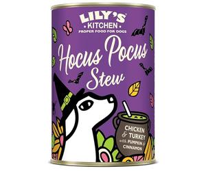 Lily's Kitchen Made with Natural Ingredients Halloween Hocus Pocus Stew with Chicken Adult Wet Dog Food 6 x 400g