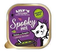Lily's Kitchen Made with Natural Ingredients Smoooth Paté Halloween Spooky Chicken with Pumpkin Adult Wet Cat Food 19x 85g