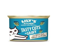 Lily's Kitchen Natural Adult Wet Cat Food in Gravy - Ocean Fish Tasty Cuts - Complete Grain-Free Recipes (24 Tins x 85g)
