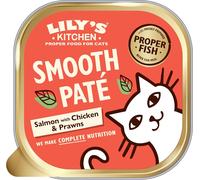 Lily's Kitchen Natural Adult Wet Cat Food Trays - Catch of the Day Salmon & Chi