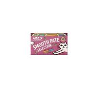 Lily's Kitchen Natural Adult Wet Smooth Paté Cat Food Trays Grain-Free Recipes Mixed Pack 32 x 85g