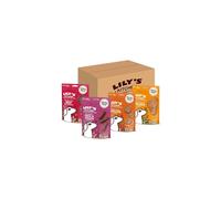 Lily's Kitchen Natural Dog Treats Multipack - Beef Mini Burgers, Duck and Venison Sausages, Chicken Bites & Chicken Jerky (8 x 70 g)