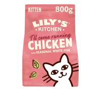 Lily's Kitchen Natural Kitten Dry Cat Food Chicken & White Fish 800g, Pack of 4