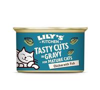 Lily's Kitchen Tasty Cuts Chicken and Fish for Senior Cats - 24 x 85g