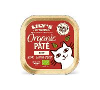 Lily's Kitchen Organic Paté Beef Wet Cat Food - 19 x 85g
