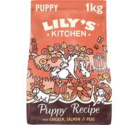 Lily's Kitchen Made with Natural Ingredients Puppy Dry Dog Food Chicken, Salmon & Peas Grain-Free Recipe 1kg