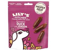Lilys Kitchen Duck & Venison Sausages For Dogs 70g