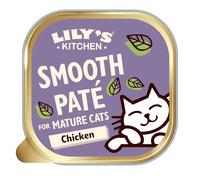 Lily's Kitchen Senior Smooth Chicken Pate Wet Cat Food Trays - 19 x 85g