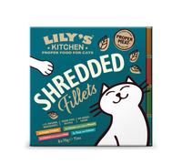 Lily's Kitchen Shredded Fillet Multipack Wet Cat Food Tins - 16 x 70g