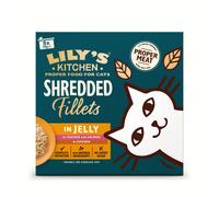 Lily's Kitchen Shredded Fillets in Jelly Multipack for Cats - Saver Pack: 16 x 70g