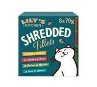 Lily's Kitchen Shredded Fillets Variety Pack Wet Cat Food Tins - 8 x 70g