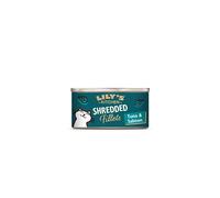 Lily's Kitchen Shredded Fillets with Tuna and Salmon - Grain Free Adult Wet Cat Food (24 Tins x 70 g)