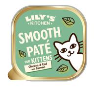 Lily's Kitchen Smooth Chicken & Cod with Salmon Paté for Kittens - 19 x 85g