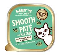 Lily's Kitchen Smooth Pat? with Chicken & Cod for Kittens - Complete Wet Kitten Food 19 x 85g