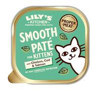 Lily's Kitchen Smooth Paté with Chicken & Cod for Kittens - Complete Wet Kitten Food 19 x 85g