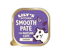 Lily's Kitchen Smooth Paté with Chicken for Mature Cats - Complete Grain Free Senior Wet Cat Food (19 x 85g)