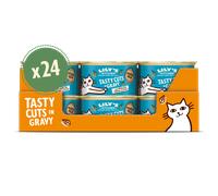 Lily's Kitchen Tasty Cuts in Gravy with White Fish, Salmon & Prawn (24 x 85g)