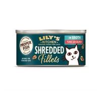 Lily's Kitchen Tuna Shredded Fillets with Salmon Wet Cat Food, 70g