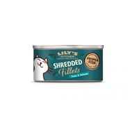 Lily's Kitchen Tuna with Salmon Shredded Fillets in Broth Cat Food - 24 x 70g