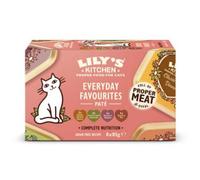 Lily's Kitchen Wet Cat Tray Favourites Multipack 8X85G (Pack Of 4)