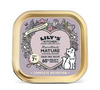Lily's Kitchen Wet Cat Tray Marvelously Mature Chicken Supper 85g (Pack of 19)