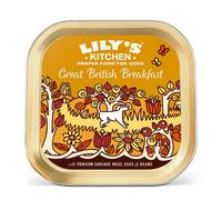 Lily's Kitchen Wet Dog Tray Great British Breakfast 150G (Pack Of 10)