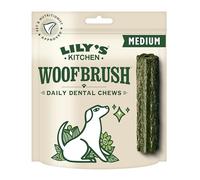 Lily's Kitchen Woofbrush Dental Chew - Natural Dental Sticks for Medium Dogs (5 Packs of 7 Chews)
