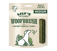 Lily's Kitchen Woofbrush Dental Chew - Natural Dental Sticks for Medium Dogs (5 Packs of 7 Chews)