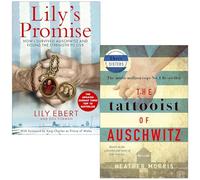 Lily's Promise By Lily Ebert & The Tattooist of Auschwitz By Heather Morris 2 Books Collection Set