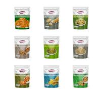 Lilys Savour the delectable flavours of traditional Indian snacks and accompaniments with this assortment of ready-to-eat Snacks (1, Soya-Chips-Onion)
