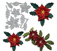 lilyshopingstore 8pcs/Set Maple Leaf Flower Metal Die Cuts,Wedding Christmas Leaves Flower Cutting Dies Cut Stencils for DIY Scrapbooking Decorative Embossing Paper Card Scrapbooking Card Making