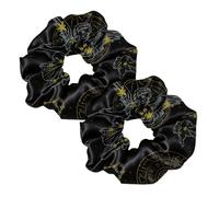 LilySilk 100% Pure Silk Charmeuse Scrunchy -Regular -Scrunchies For Hair - Silk Scrunchies For Women Soft Hair Care (Virgo 2pcs)