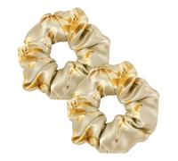 LilySilk 100% Pure Silk Charmeuse Scrunchy -Regular -Scrunchies For Hair - Silk Scrunchies For Women Soft Hair Care (Pisces 2pcs)