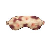 LILYSILK 100% Silk Floral Eye Mask in Liberty Fabric Soft Pure Silk Sleep Blindfold Light Block Travel,Daffodil Dream