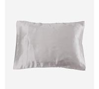 Lilysilk 19 Momme 100% Mulberry Silk Pillowcase Travel Size, Silvergray, 12" x 16"