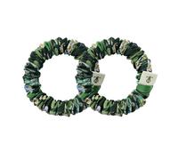 LILYSILK 2PC Floral Silk Scrunchies in Liberty Fabric Small Silk Hair Tie Skinny Women Frizz Prevention,The Wizard of Oz