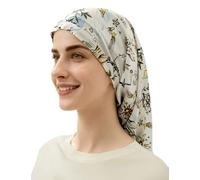 LilySilk Mulberry Silk Sleep Cap 100% 19 Momme Long Bonnet for Curly Hair, Night Cap for Sleeping, Silk Hair Wrap for Women, Libra