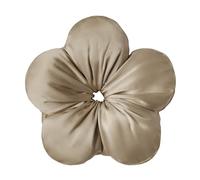 LILYSILK Womens 100% Silk Big Hair Scrunchies with Pure Silk Filled Ladies Giant Oversize Ponytail Holder Flower Shape Elastic Hair Tie Band Large Jumbo XL Hair Bobble for Hair Care(Taupe)
