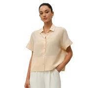 LilySilk Womens Pure Silk Shirt Ladies 18MM Short Sleeve Classic Blouses with Relaxed Boxy Fit for Spring Summer Shifting Sand XL