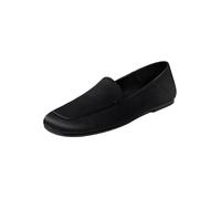 LilySilk Women's Silk Leather Loafers Comfortable Slip On Flats Mules with Collapsible Heel Casual Formal Penny Moccasins for Work Office Ladies Footwear Black 8