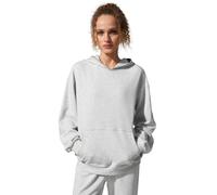 LilySilk Women's Silk Terry Hoodie Oversized Cozy Fall Sweatshirt with Blanket Stitch Drop Shoulder and Pocket Trendy Cute Hoodies for Women's Fashion Outfits Heather L