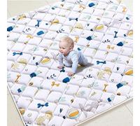 Lilyvibebearhappy Premium Foam Baby Play Mat 79" X 71", Extra Large Soft Thicker Activity Playmats for Babies, Toddlers, Infants, Play & Tummy Time, Foldable & Machine Washable Baby Crawling Mat