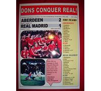 Lilywhite Multimedia Aberdeen 2 Real Madrid 1 - 1984 European Cup Winners' Cup final - souvenir print