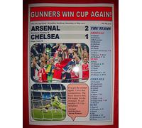 Lilywhite Multimedia Arsenal 2 Chelsea 1-2017 FA Cup final - souvenir print