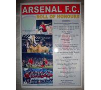 Lilywhite Multimedia Arsenal club history roll of honours - souvenir print