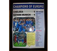 Lilywhite Multimedia Chelsea 1 Bayern Munich 1 - 2012 Champions League final - framed print