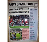 Lilywhite Multimedia Derby County 5 Nottingham Forest 0 - 2014 - souvenir print