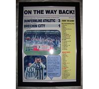 Lilywhite Multimedia Dunfermline Athletic 3 Brechin City 1 - Dunfermline champions - 2016 - framed print
