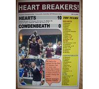 Lilywhite Multimedia Hearts 10 Cowdenbeath 0 - 2015 - souvenir print